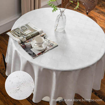 Round Tablecloth for Dining Table